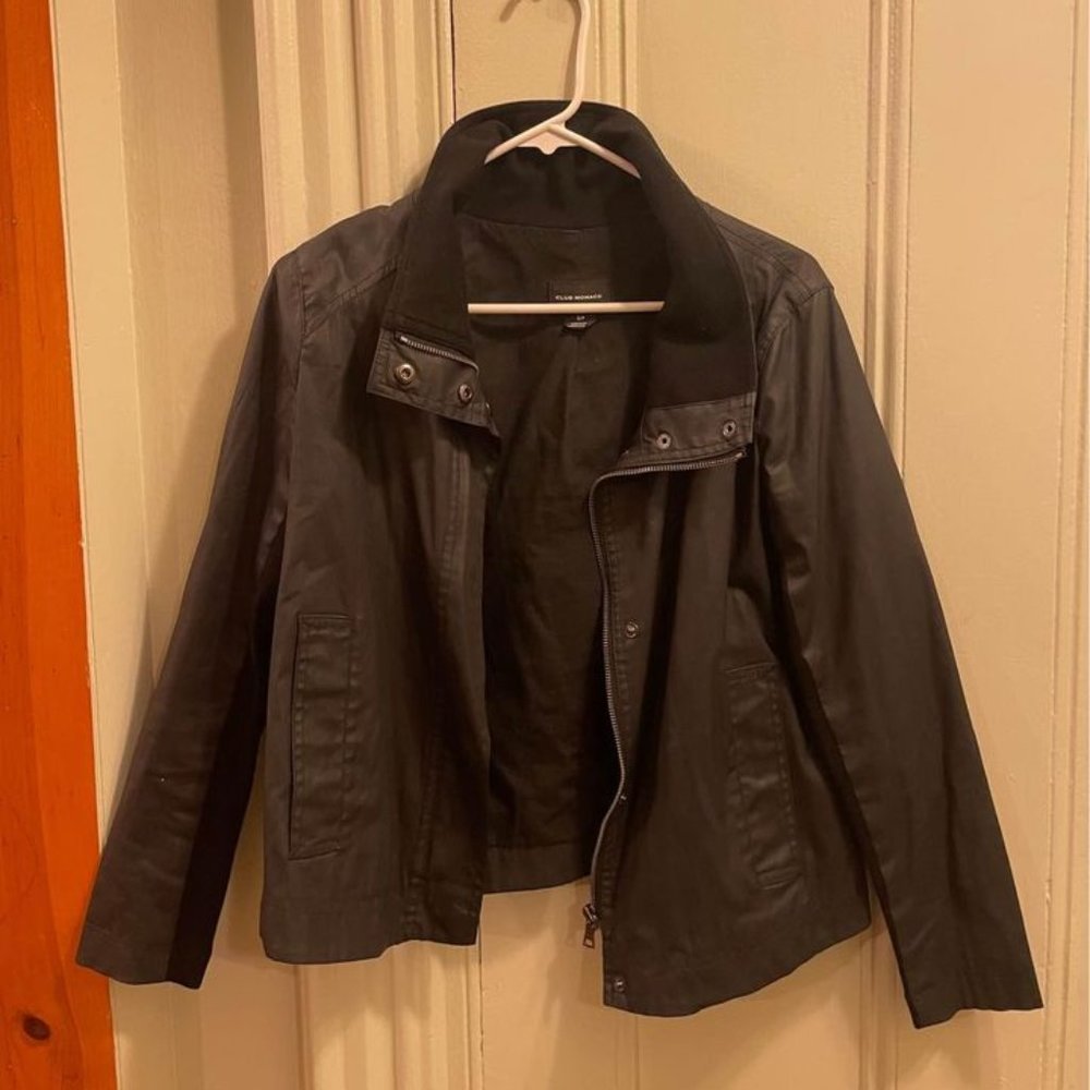 Chic Club Monaco women’s zip up fall/spring jacket - Size Small